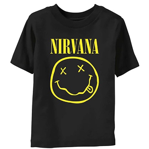 camiseta nirvana para niños