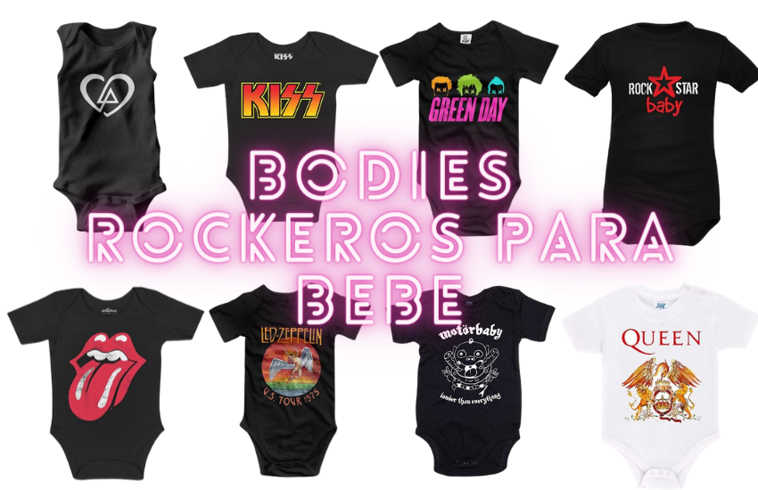 Bodies rockeros para bebés