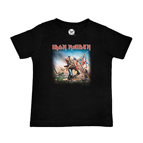 Iron Maiden Metal Kids Trooper Unisex Camiseta Negro 0