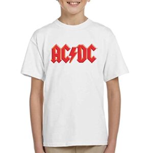 ACDC Red Thunderbolt Logo Kids T Shirt 0