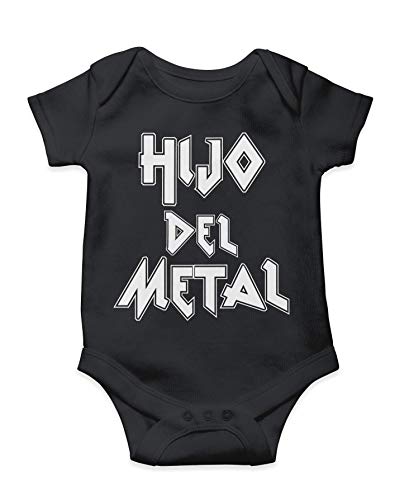 Body Bebe Hijo del Metal Rock Regalo Original divertido bebes 0