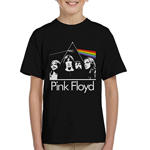Pink Floyd Bandmates Prism Montage Kids T Shirt 0