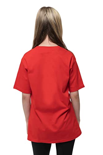 Pink Floyd Camiseta para ninos con diseno de campana de Division con logo Nue color rojo tallas 5 14 0 2
