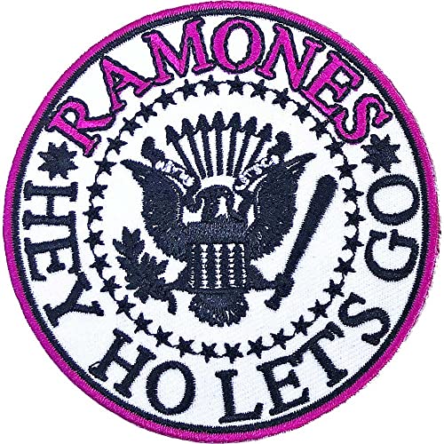 Ramones Hey Ho Lets Go V1 WOVEN PATCH 0