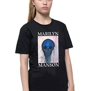 Rock Off Marilyn Manson Kids T Shirt Halloween Painted Hollywood Oficial Ages 5 14 Yrs Size xl 0
