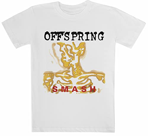 The Offspring Smash Album Camiseta Blanca De Manga Corta para Ninos 0