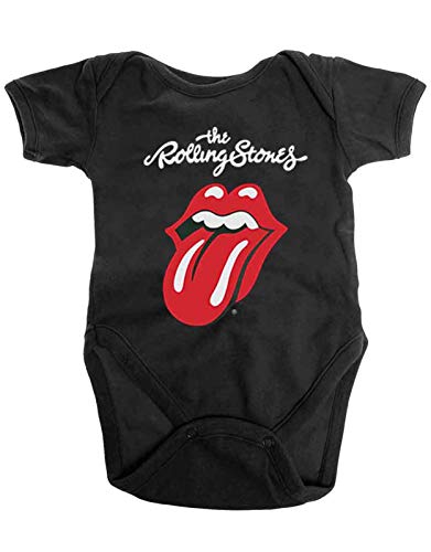 The Rolling Stones Baby Grow US Tour 1978 24 Months Black Kids 0