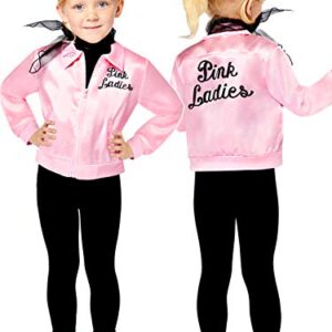 amscan 9909241 Disfraz oficial de Grease Pink para mujer de 10 a 12 anos 0