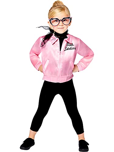 amscan 9909241 Disfraz oficial de Grease Pink para mujer de 10 a 12 anos 0 4